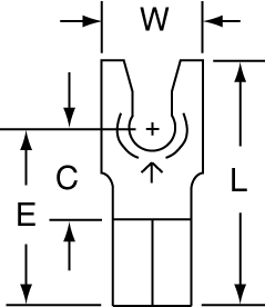 Non-Insulated Butted Seam Locking Fork