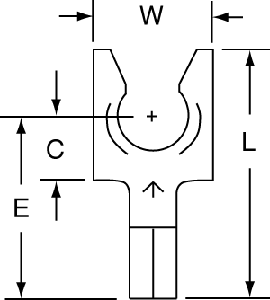 Non-Insulated Butted Seam Locking Fork