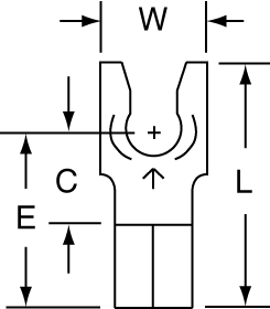 Non-Insulated Butted Seam Locking Fork