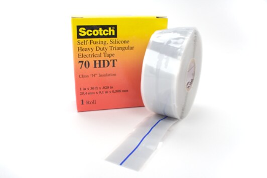 3M(TM) Scotch(R) Self-Fusing, Triangular Electrical Tape 70 HDT