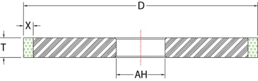 3M(TM) Fluting Wheels Shape - 1A1 Graphic