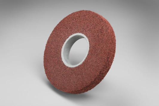 Scotch-Brite(TM) Metal Finishing Wheel, 8 in x 1 in x 3 in 5AMED