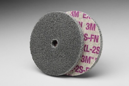 Scotch-Brite(TM) EXL Unitized Wheel, 3in x 1/4in x 3/8in 2SFIN
