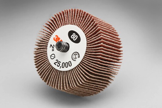 3M(TM) Flap Wheel 244D, Type 84 20T, 2 in x 1 in x 1/4 in