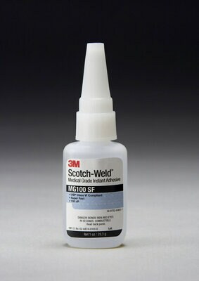 Scotch-Weld(TM) Medical Grade Instant Adhesive MG100 SF