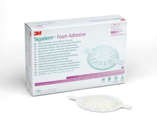 Tegaderm High Performance Adhesive Foam Dressings, 90611