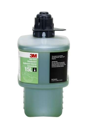 3M(TM) Non-Acid Disinfectant Bathroom Cleaner Concentrate 15L