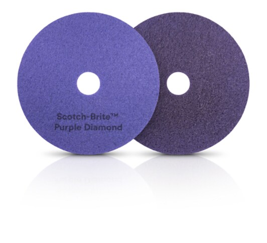 Scotch-Brite(TM) Purple Diamond Floor Pad Plus