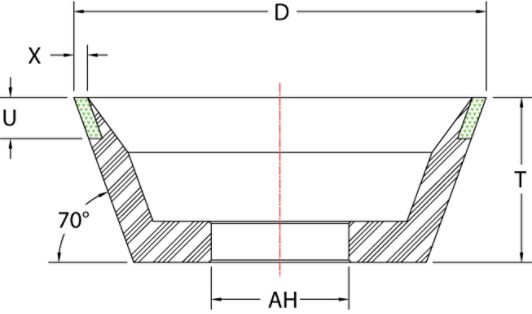 3M(TM) Primary and Secondary Relief Wheels Shape - 11V9 Graphic