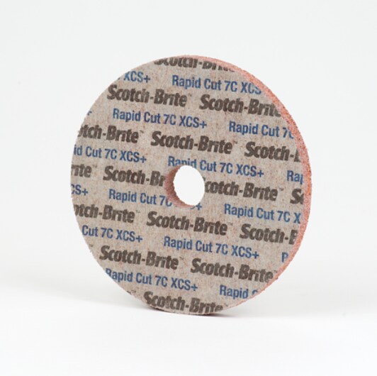 Scotch-Brite(TM) Rapid Cut Unitized Wheel, 6 in, 7C XCS+