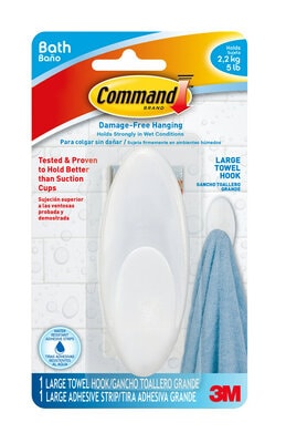 BATH17-ES Command(TM) Bath Large Towel Hook