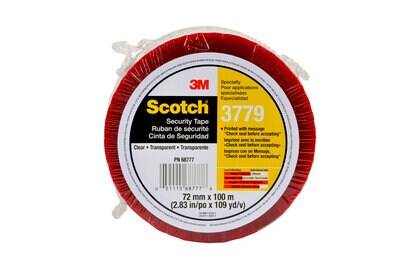 Scotch(R) CHECK SEAL BEFORE ACCEPTING Box Sealing Tape 3779