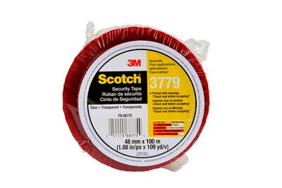 Scotch(R) CHECK SEAL BEFORE ACCEPTING Box Sealing Tape 3779