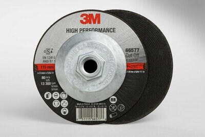 3M(TM) High Performance Cut-Off T27 QC,(66577) 4.5x.125x5/8-11in
