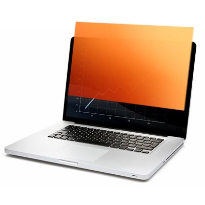 Gold Privacy Filter on Mac Laptop - Hero Image