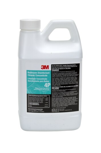 3M(TM) Bathroom Disinfectant Cleaner Concentrate 4P