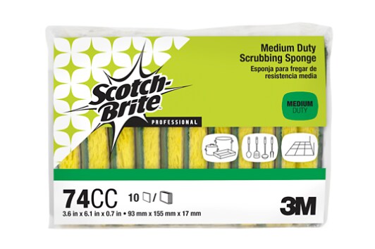 Scotch-Brite™ Medium Duty Sponge No. 74CC