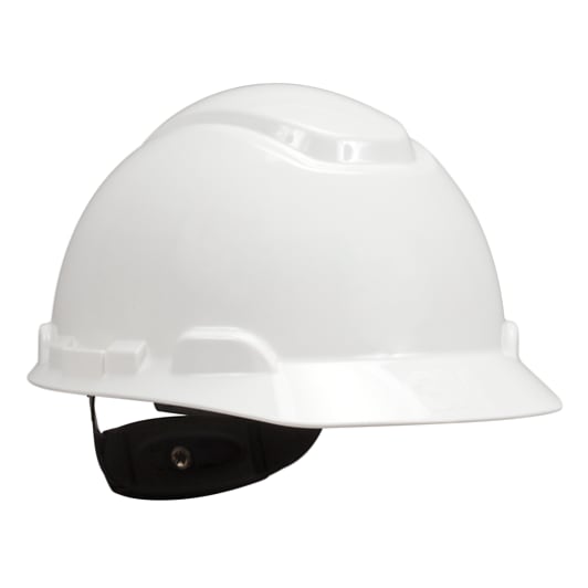 3M(TM) Hard Hat, White 4-Point Ratchet Suspension H-701R