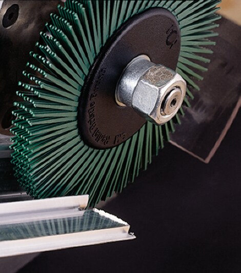 Scotch-Brite(TM) Radial Bristle Brush, TA, Green