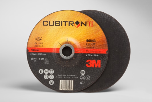 3M(TM) Cubitron(TM) II Cut-Off Whl T27,(66543) 7x.09x7/8in