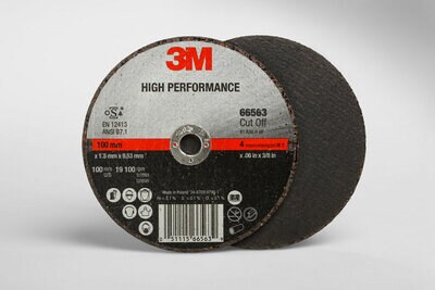 3M(TM) High Performance Cut-Off Whl T1,(66563) 4x.06x3/8in