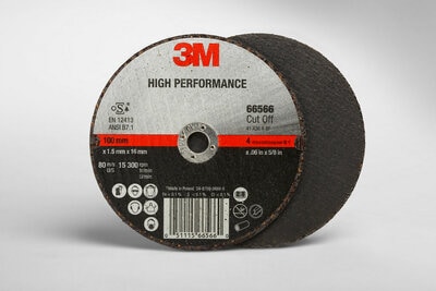 3M(TM) High Performance Cut-Off Whl T1,(66566) 4x.06x5/8in