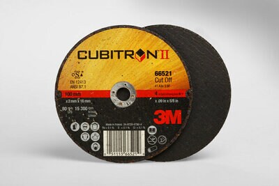 '3M(TM) Cubitron(TM) II Cut-Off Whl T1,(66521) 4x.09x5/8in