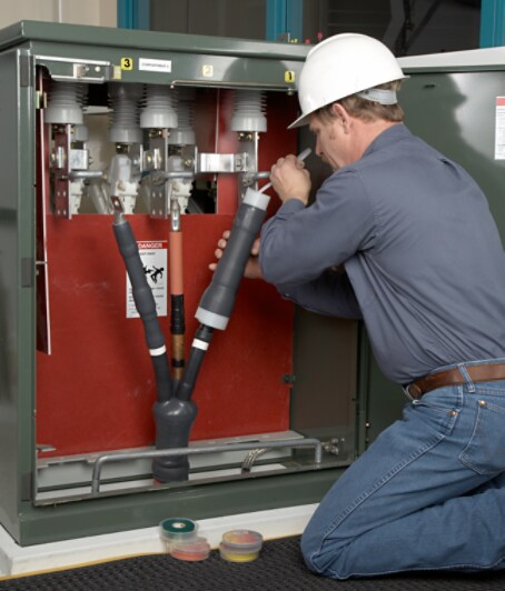 3M (TM) Cold Shrink Termination QT-III 3-Conductor Install No2