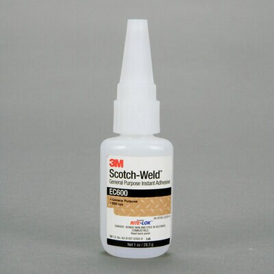 3M™ Scotch-Weld™ General Purpose Instant Adhesive EC600, 1 oz