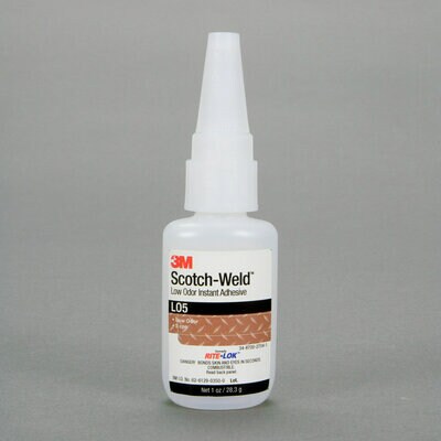 3M™ Scotch-Weld™ Low Odor Instant Adhesive LO05, 1 oz