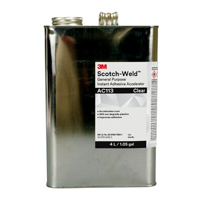 3M™ Scotch-Weld™ Instant Adhesive Accelerator AC113, 1 gallon
