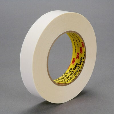 Repulpable Web Processing Double Coated Tape R3227 White, 1 inch