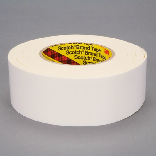 Repulpable Heavy Duty Double Coated Tape R3287 White, 2 inch