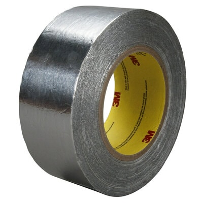 3M(TM) Aluminum Foil Reinforced Tape 1430 Silver
