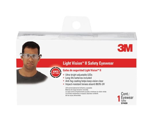 3M(TM) TEKK Protection(TM) Light Vision(TM) Safety Eyewear 97490