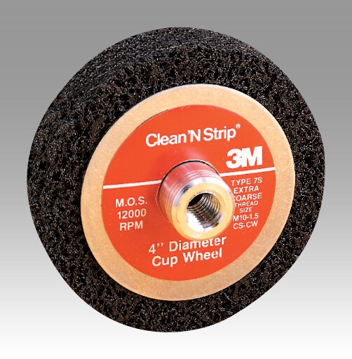 Scotch-Brite(TM) Clean and Strip Cup Wheel, 4 in, 7S XCS