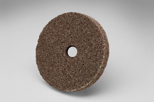 Scotch-Brite(TM) EXL Unitized Wheel, 6A-8A, Brown