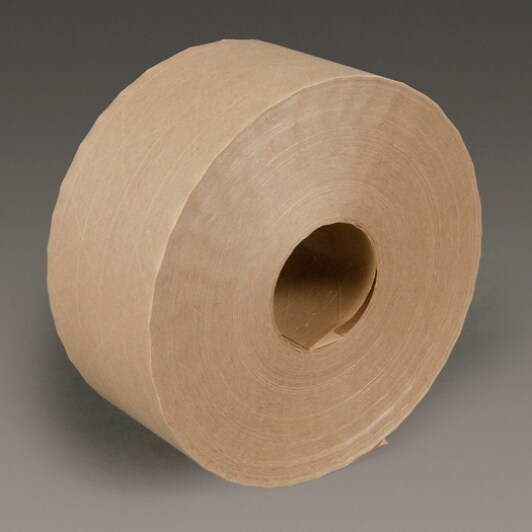 3M(TM) Water Activated Tape Economy Reinforced 6144 Brown Up