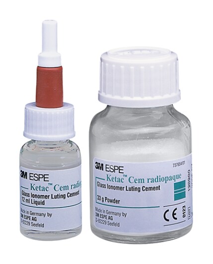 Ketac Cem Radiopaque Perm GI Luting Cement Powder and Liquid