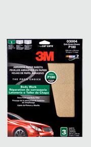 3M™ Aluminum Oxide Automotive Sandpaper, 03004