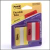 Post-it® Tabs, 2 inch Solid, Red, Yellow, 22/Color, 22/Dispenser, 2/Pack