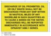 3M™ Diamond Grade™ Safety Sign "Discharge...series"