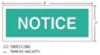 3M™ Diamond Grade™ Safety Sign "Notice"