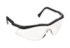 3M™ QX™ Protective Eyewear 1000, 12100-10000-20 Clear Lens, Black Temple  20 ea/case