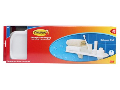 Command™ Bathroom Shelf