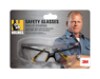 3M&trade; TEKK Protection&trade; Holmes Workwear&trade; Safety Eyewear, Black Frame, Clear Lenses