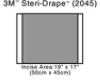 3M™ STERI-DRAPE™ 2 INCISE DRAPE 2045