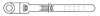 3M™ Heavy Duty Mounting Cable Ties (1/4" Screw)