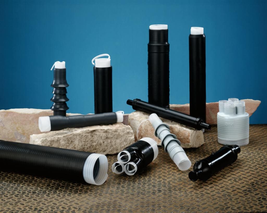 The 3M™ Cold Shrink QS-III Shielded Cable Splices 5513A, 5514A, 5515A and 5516A Series are 15 kV class inline splices for joining tape shield, wire shield, UniShield® or longitudinally corrugated (LC) shielded power cables. It is a cold shrink design sized to fit Type MV-90 or Type MV-105 cables wit