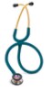 3M™ Littmann® Classic II Pediatric Stethoscope, Rainbow-finish Chestpiece, Caribbean Blue Tube, 28 inch, 2153